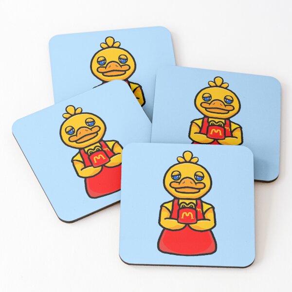 Item preview, Fast food worker duck designed and sold by Snappery.
