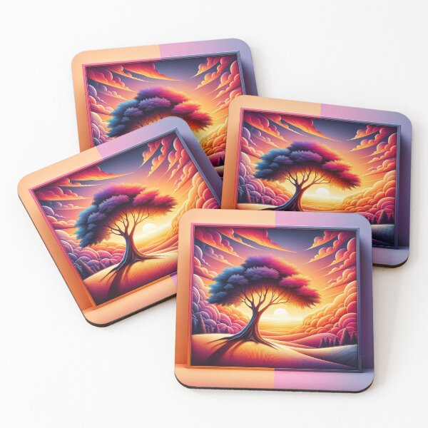 Item preview,  Elegant Tree At Sunset: Eco-friendly Photorealistic Illustration-T-shirt, Take-all Bag, Poster designed and sold by LIAMRIVIERART.