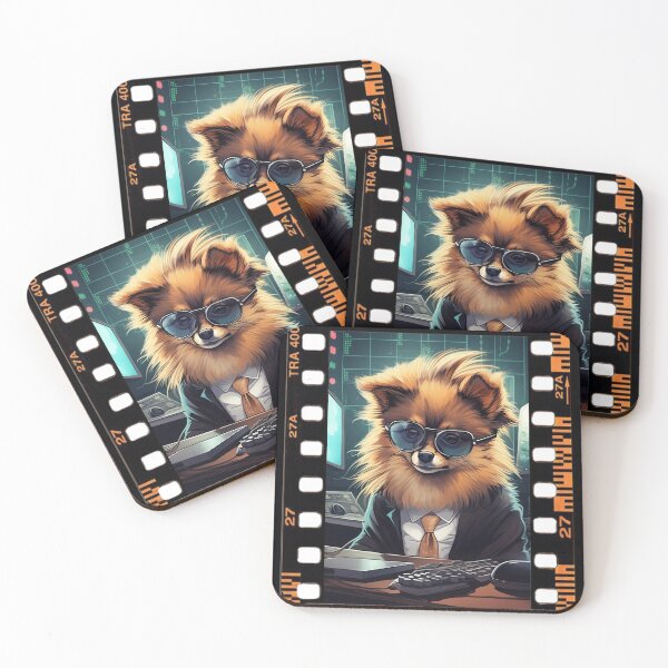 Item preview, Smart pomeranian in glass designed and sold by ME-World.