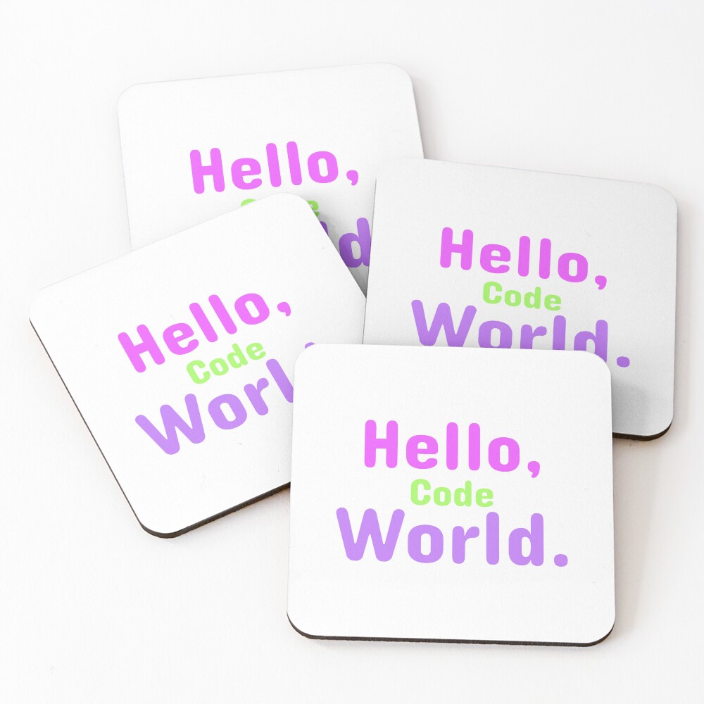 Item preview, Coasters (Set of 4) designed and sold by xylografix.