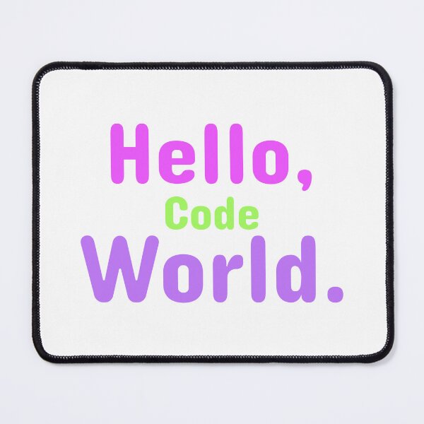 Item preview, Hello, Code World. designed and sold by xylografix.