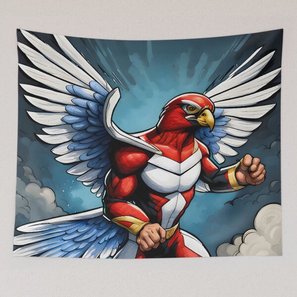 Item preview, Superhero Aero Falcon designed and sold by NaaEfdPublisher.