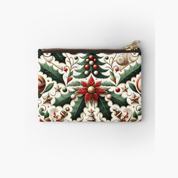Item preview, Christmas Pietra Dura Pattern designed and sold by NeatSplash.