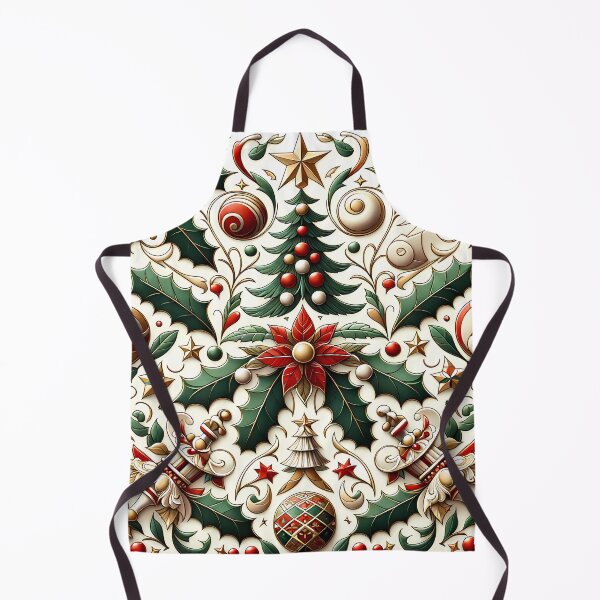 Item preview, Christmas Pietra Dura Pattern designed and sold by NeatSplash.
