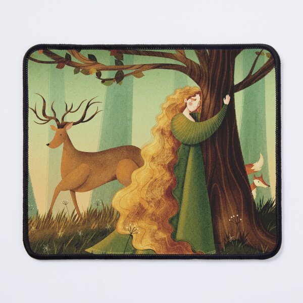 Item preview, The Green Lady designed and sold by Marta Pilosio Illustration.