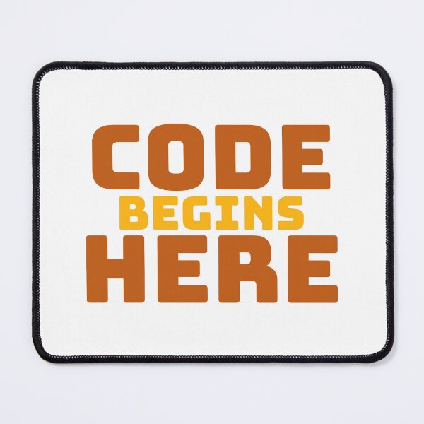 Item preview, Code Begins Here. designed and sold by xylografix.