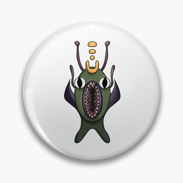 Item preview, Scary Carnivore Green & Purple Alien: Beware the Razor-Sharp Grin designed and sold by AleDeAmici.