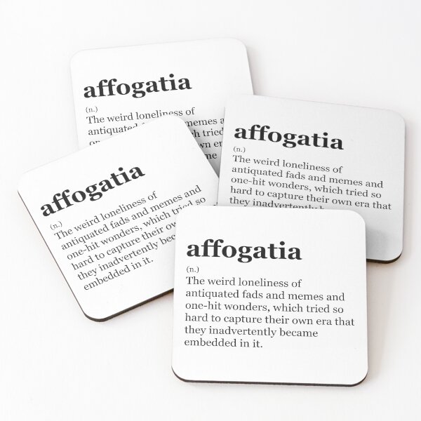 Item preview, affogatia Dictionary Design (Original) designed and sold by marina ralston.