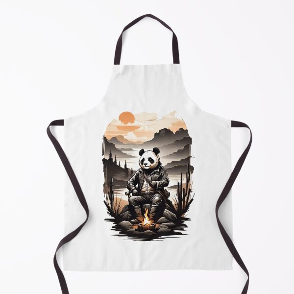 Item preview,  panda sitting next to the fire designed and sold by Karaz's Animal Kingdom.
