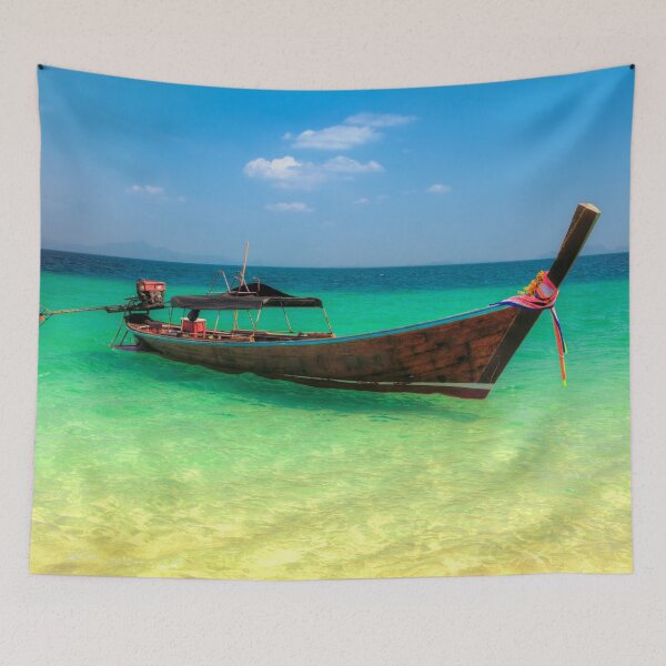 Item preview, Tropical Longtail Boat  designed and sold by AJEvans.