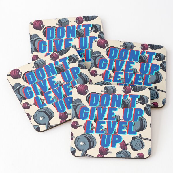 Item preview, Don't Give Up, Level Up designed and sold by KingOfMyShop.