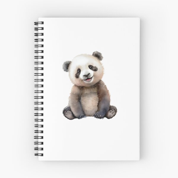 Item preview, Cute panda watercolor portrait designed and sold by Naturartprints.