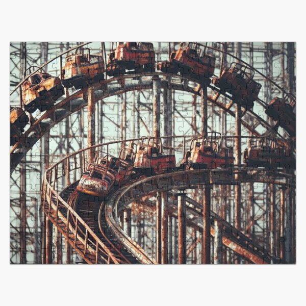 Rollercoaster Jigsaw Puzzles for Sale Redbubble