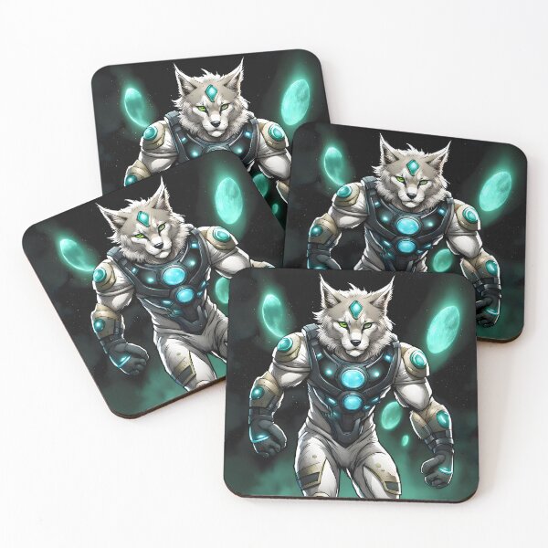 Item preview, Superhero Lunar Lynx designed and sold by NaaEfdPublisher.