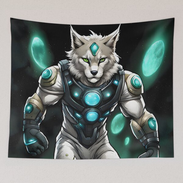 Item preview, Superhero Lunar Lynx designed and sold by NaaEfdPublisher.