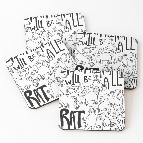 Item preview, Everything Will Be All Rat designed and sold by nixdraws.