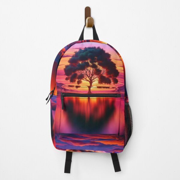 Item preview, Elegant Tree At Sunset: Eco-friendly Photorealistic Illustration-T-shirt, Take-all Bag, Poster designed and sold by LIAMRIVIERART.