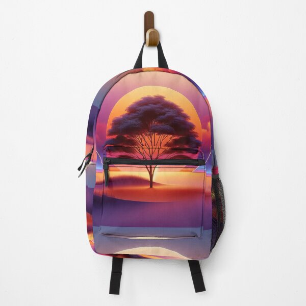Item preview, Elegant Tree At Sunset: Eco-friendly Photorealistic Illustration-T-shirt, Take-all Bag, Poster designed and sold by LIAMRIVIERART.