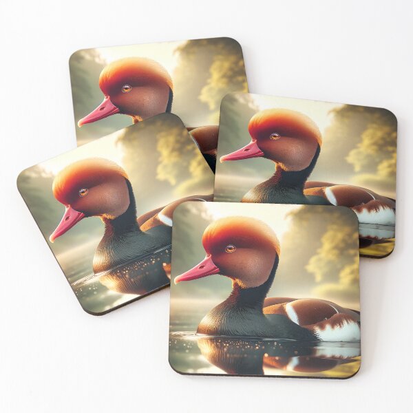 Item preview, Red-crested pochard designed and sold by ArriesEcoArts.
