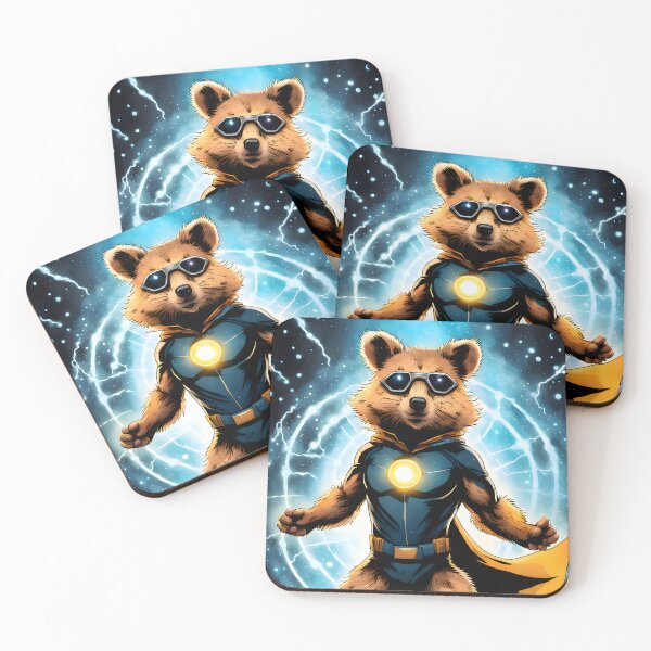 Item preview, Superhero Quantum Quokka designed and sold by NaaEfdPublisher.