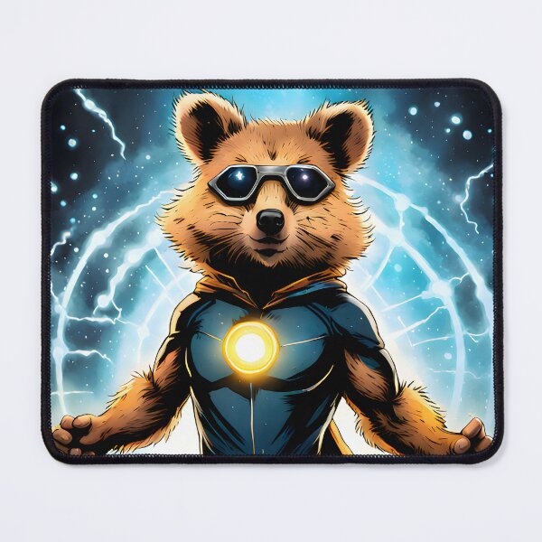 Item preview, Superhero Quantum Quokka designed and sold by NaaEfdPublisher.