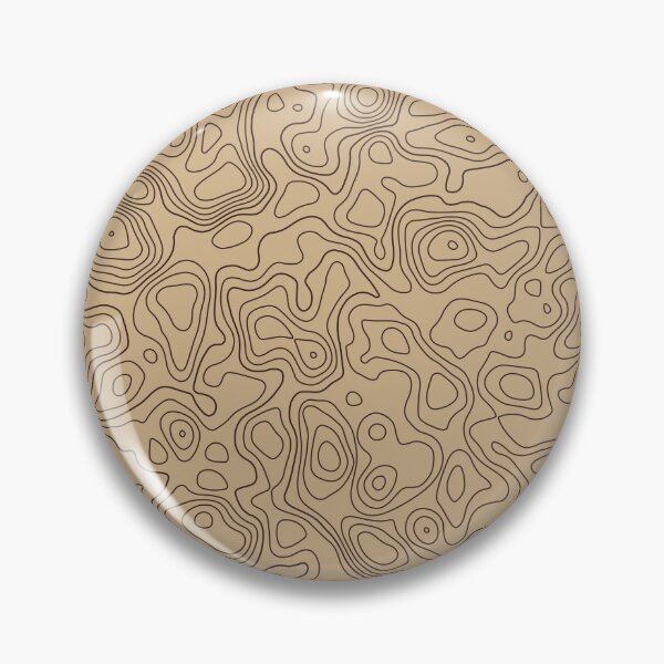 Item preview, Brown topographic map designed and sold by SweetLog.