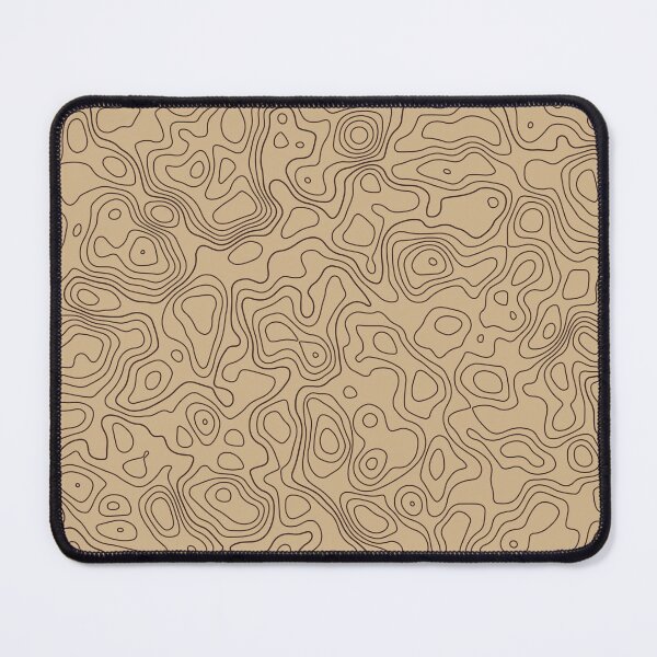 Item preview, Brown topographic map designed and sold by SweetLog.