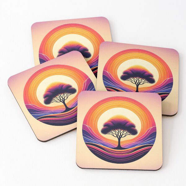 Item preview,   Elegant Tree At Sunset: Eco-friendly Photorealistic Illustration-T-shirt, Take-all Bag, Poster designed and sold by LIAMRIVIERART.