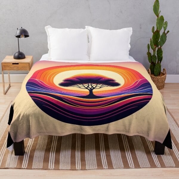 Item preview, Elegant Tree At Sunset: Eco-friendly Photorealistic Illustration-T-shirt, Take-all Bag, Poster designed and sold by LIAMRIVIERART.