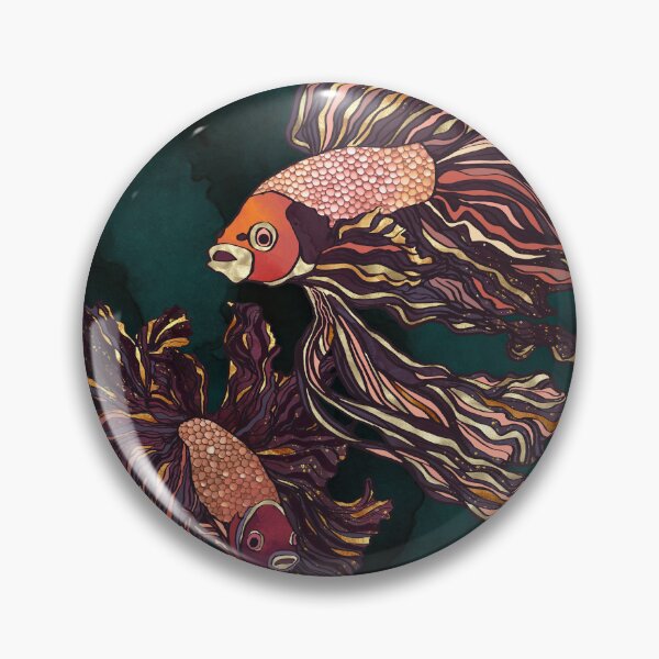 Item preview, Metallic Betta Fish II designed and sold by spacefrogdesign.