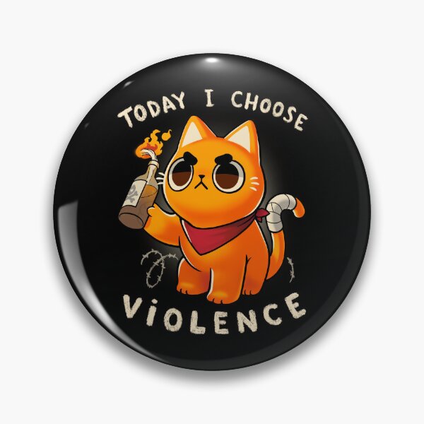 Artikelvorschau, Heute wähle ich Gewalt – Angry Kitty – Protest – Sassy Meme entworfen und verkauft von BlancaVidal.