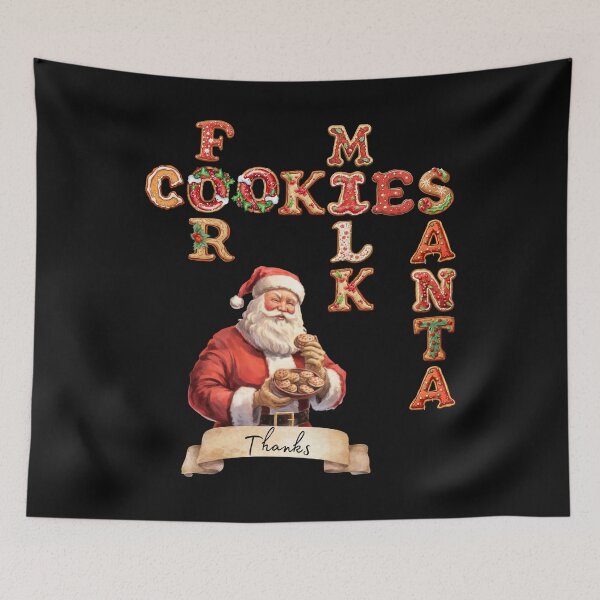 Item preview, Cookies and Milk for Santa designed and sold by Madlen-moon.