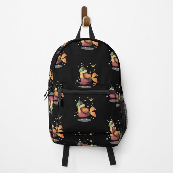 Item preview, Cute Birds - Whimsical Art - Orange, Red, Black designed and sold by SaSzArt.