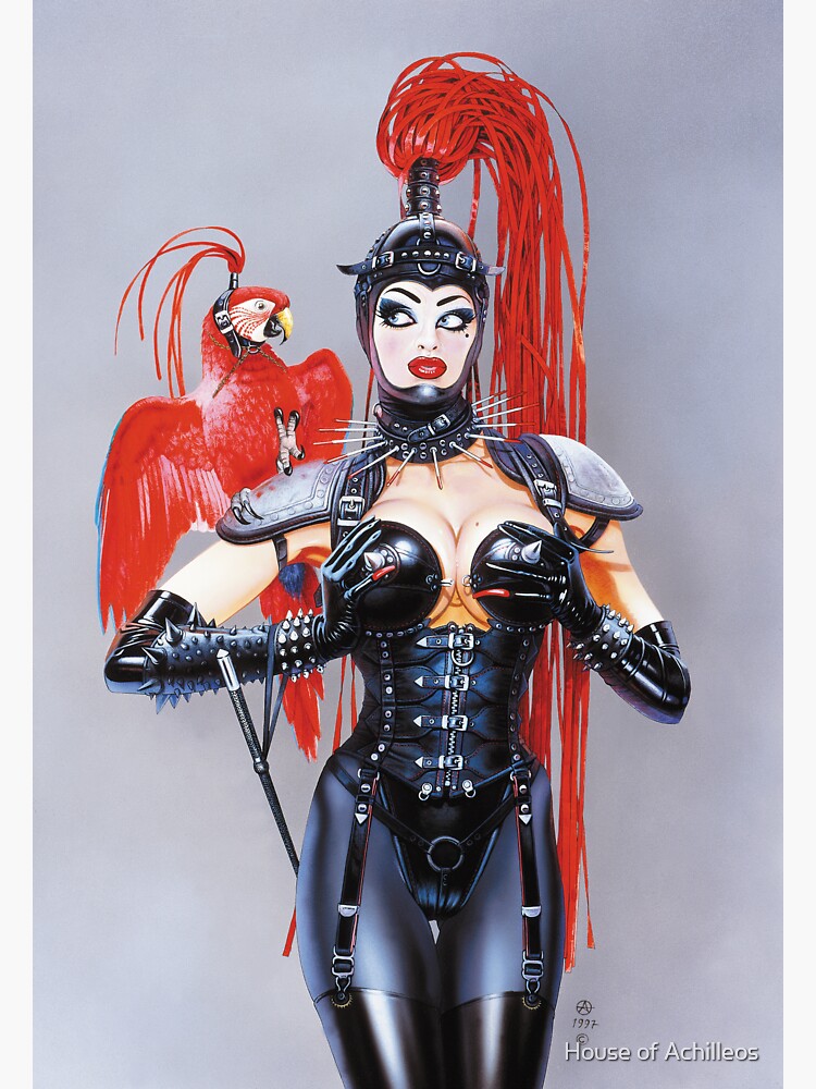 Artwork view, Pretty Polly by Chris Achilleos designed and sold by House of Achilleos