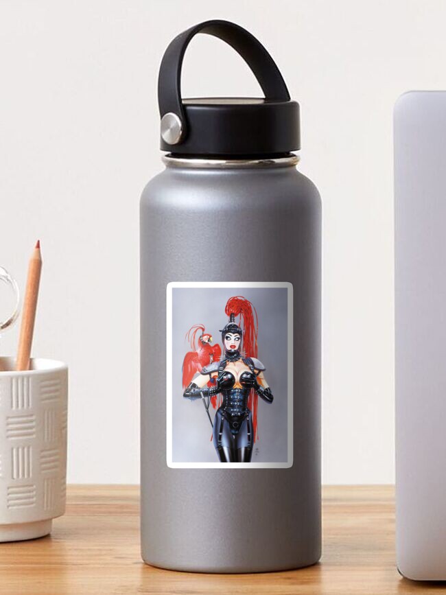 Thumbnail 1 of 3, Sticker, Pretty Polly by Chris Achilleos designed and sold by House of Achilleos.