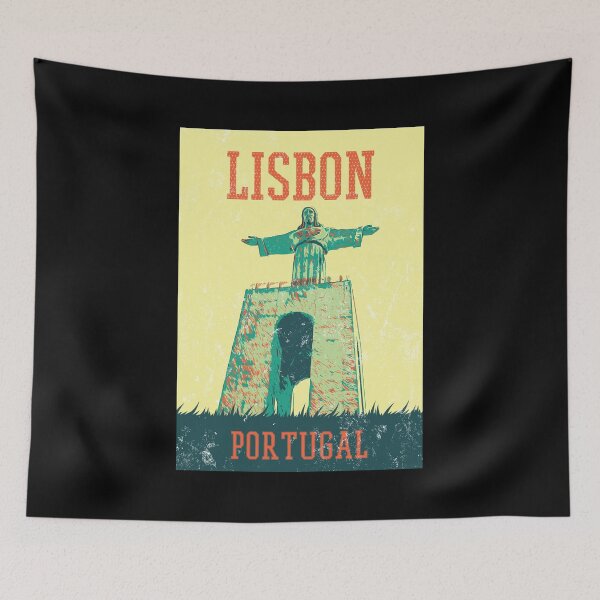 Item preview, Iconic Christ the King in Almada Art Print designed and sold by Lemomo-artworks.