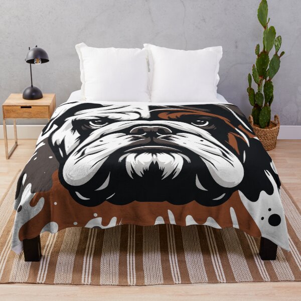 Item preview, Bulldog Brooding - Expressive Splatter Art designed and sold by RyanBelandres.