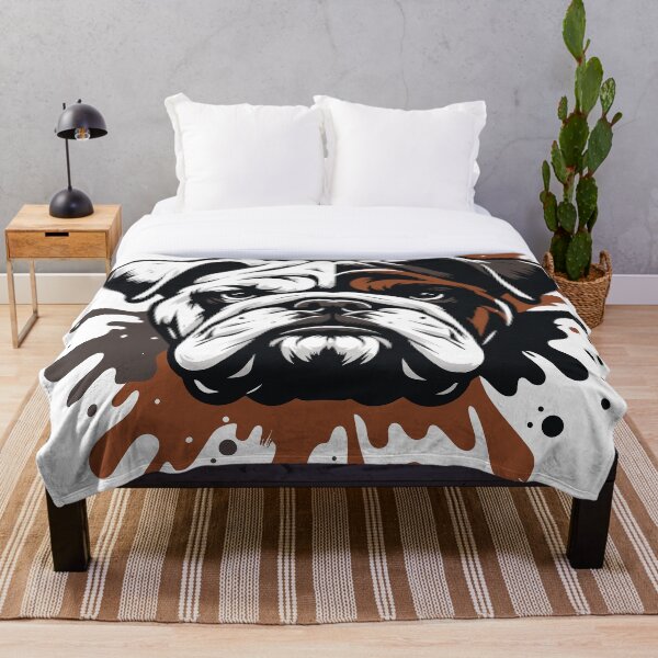 Item preview, Bulldog Brooding - Expressive Splatter Art designed and sold by RyanBelandres.
