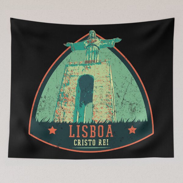 Item preview, Iconic Christ the King in Almada Art Print designed and sold by Lemomo-artworks.