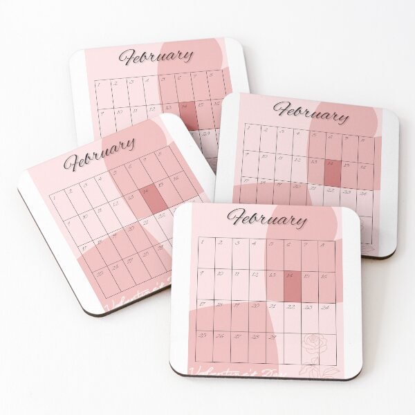 Item preview, February Calendar (Part of 12 part collection on page) designed and sold by AandJCrafts.