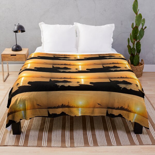 Item preview, Golden Toronto Skyline at Sunrise designed and sold by Georgia Mizuleva.