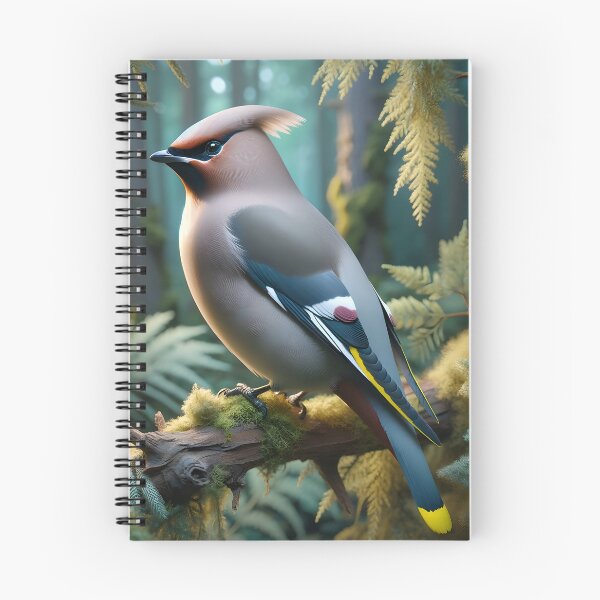 Item preview, Bohemian Waxwing designed and sold by ArriesEcoArts.