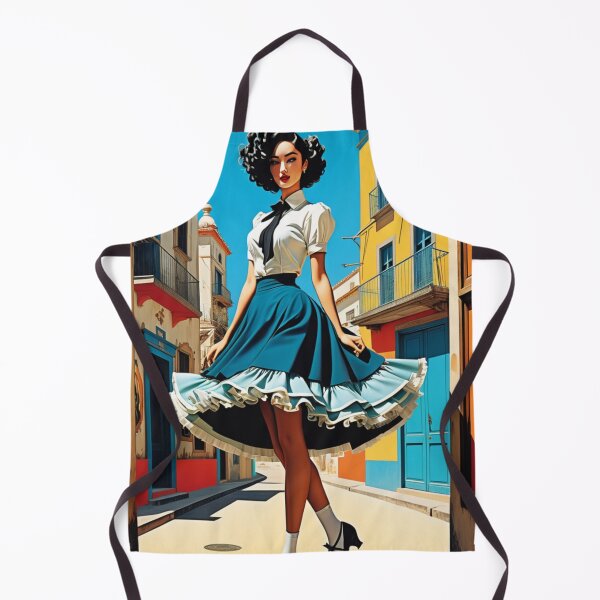 Item preview, Beautiful Cute and Sexy New Japanese Anime Girl Character in Salvador Dali Style Retro Art Displayed in Vintage-style Aged Screen Print Movie Poster designed and sold by Butler in the Home.