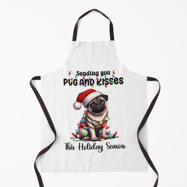 Item preview, Funny Christmas Dog Wrapped in Christmas Lights  designed and sold by BotunPeony.
