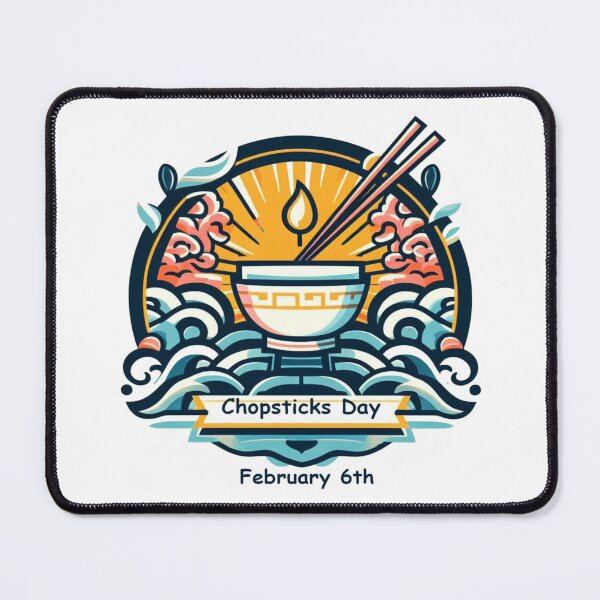 Item preview, Feb 6th - Chopsticks Day designed and sold by CrankyOldDude.