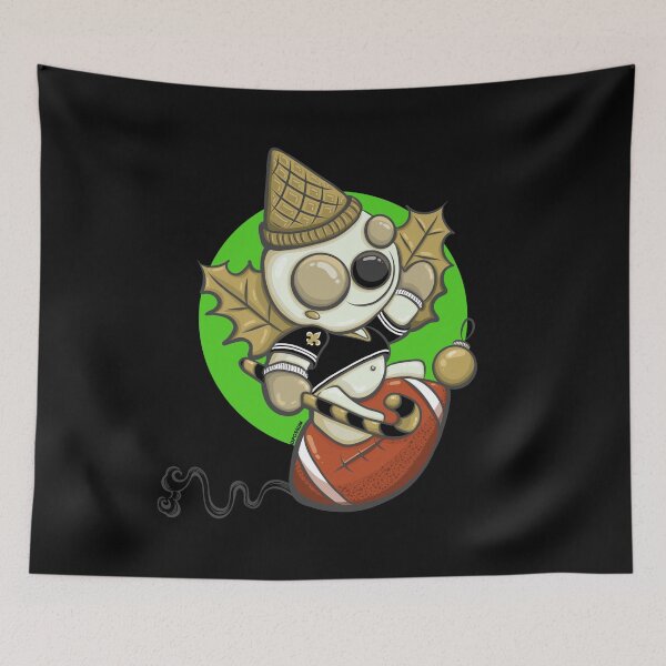 Item preview, Who Dat! Mr. Bingle New Orleans Saints Fan designed and sold by Matraskina.