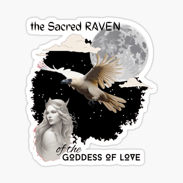 Item preview, the goddess of love and the white raven designed and sold by aledfychan.