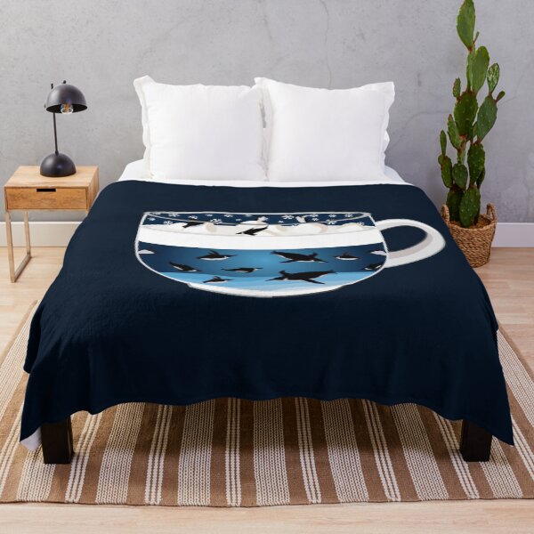 Item preview, Penguins Diving in Arctic Hot Chocolate designed and sold by octopuscafe.