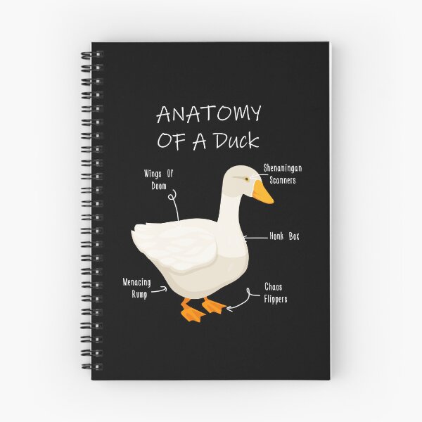 Item preview, Funny Duck Anatomy - Duck Lover Gift Shirt designed and sold by Petensity.