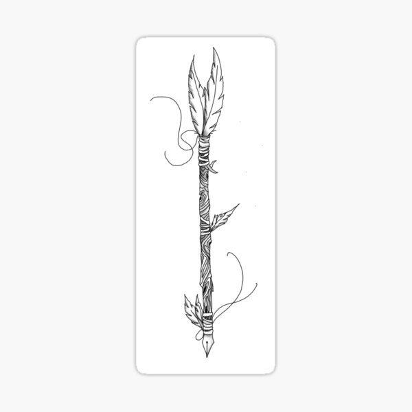 Vector Of Hand Drawn Wooden Arrow With Feathers, Floral Ornaments And Word  Freedom Royalty Free SVG, Cliparts, Vectors, and Stock Illustration. Image  87204510.